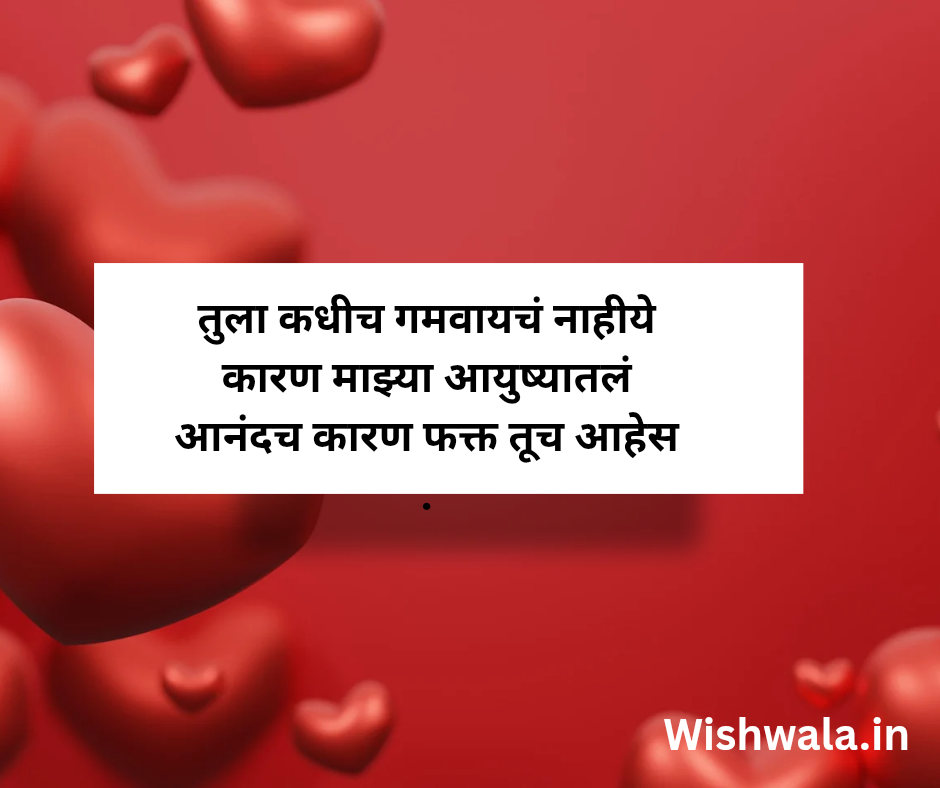 Birthday Wishes for Wife in Marathi