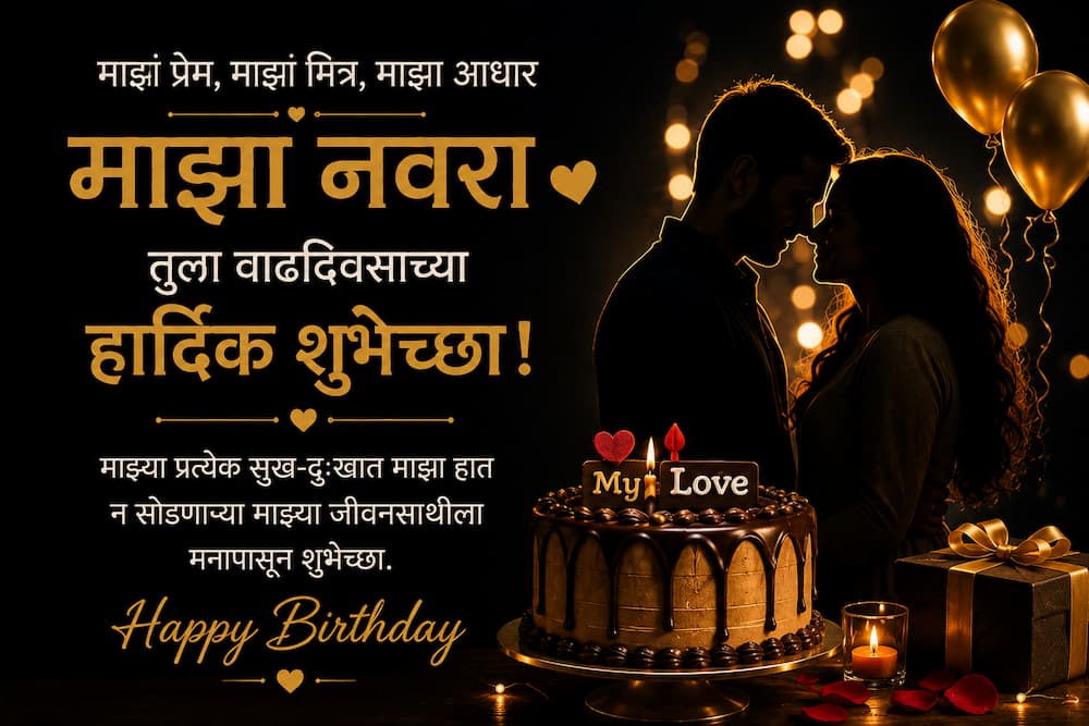 Birthday Wishes For Husband In Marathi
