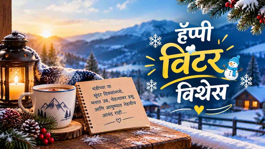 Happy Winter Wishes in Marathi
