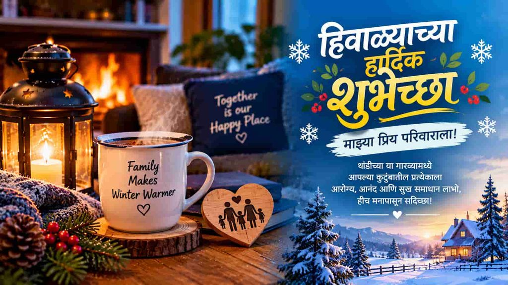 Winter Wishes in Marathi for Family